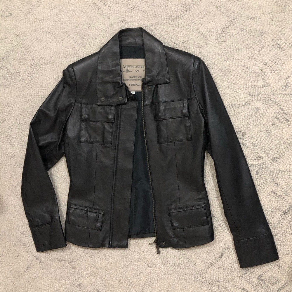 Leather jacket